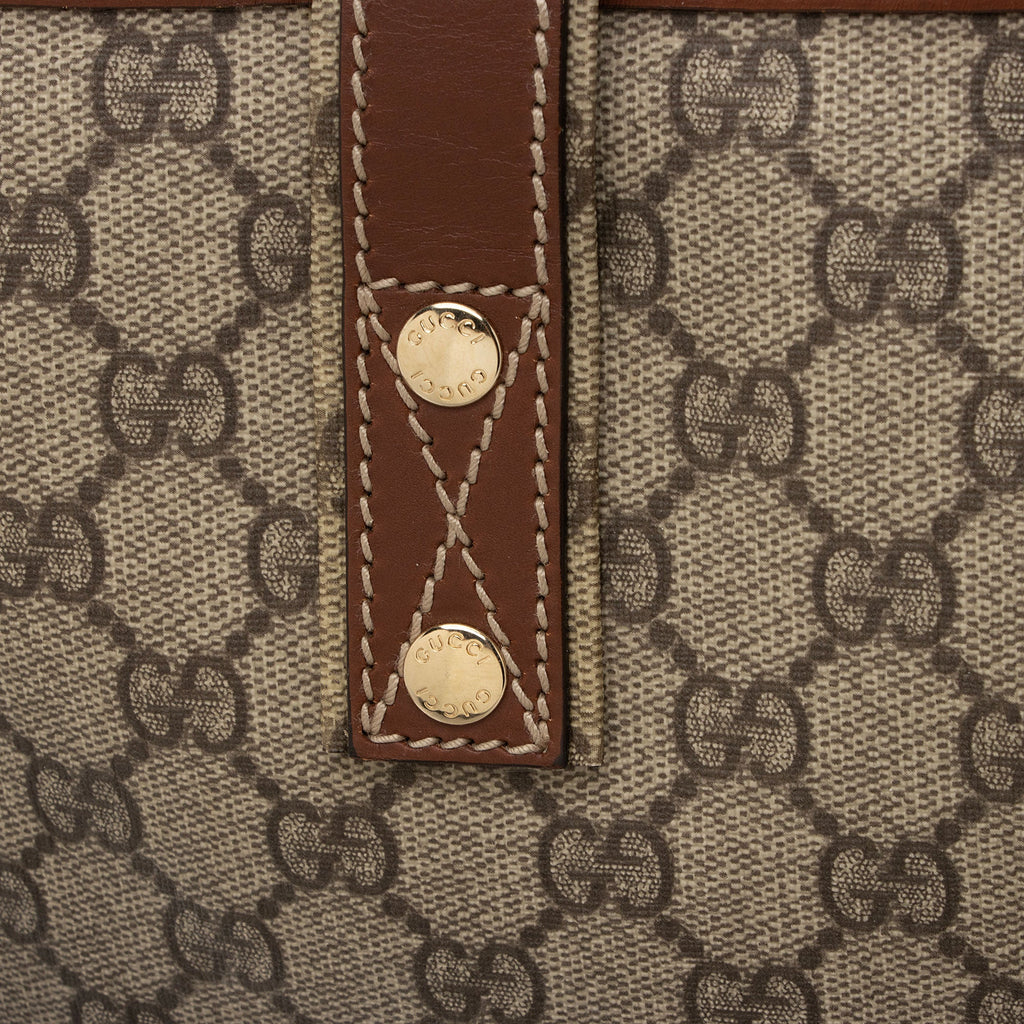 Gucci GG Supreme Web Loop Medium Duffle Bag (SHF-YShwwJ)