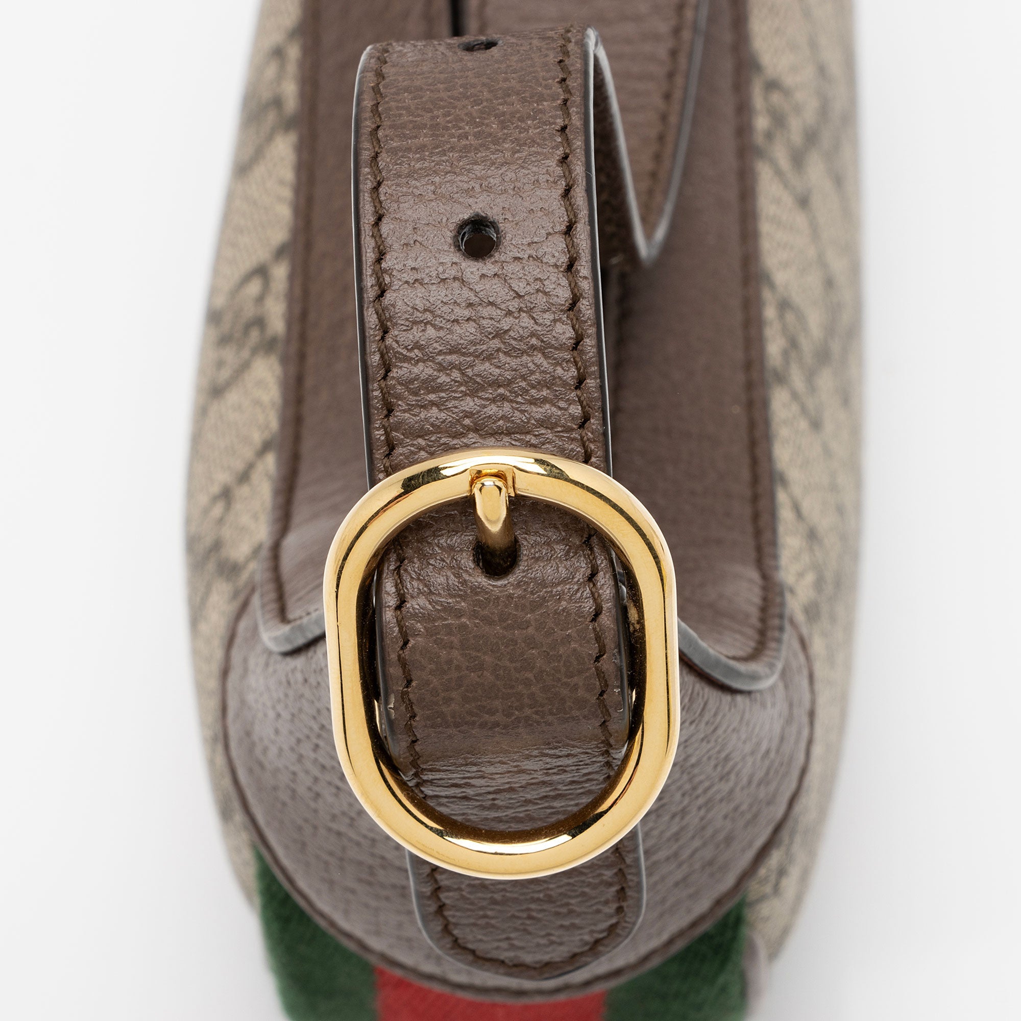 Gucci GG Supreme Web Ophidia Half Moon Mini Hobo (SHF-F30bq3)