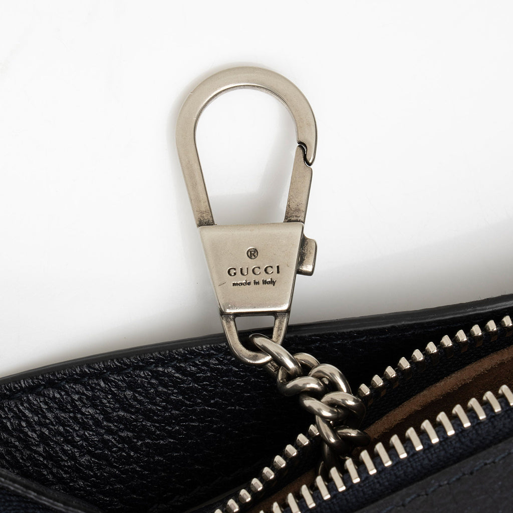 Gucci GG Supreme Web Ophidia Half Moon Mini Hobo