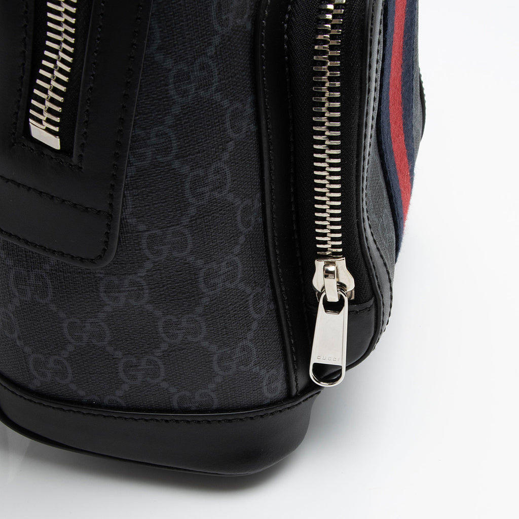 Gucci GG Supreme Web Small Day Backpack (SHF-iD13C9)