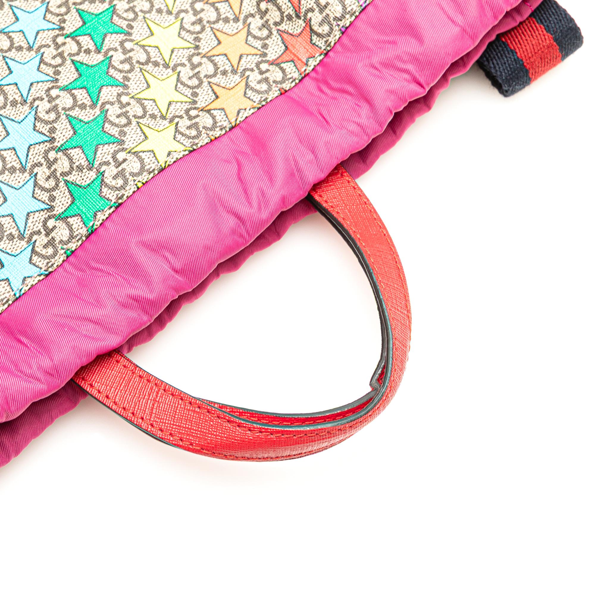 Gucci GG Supreme Web Star Print Children's Backpack