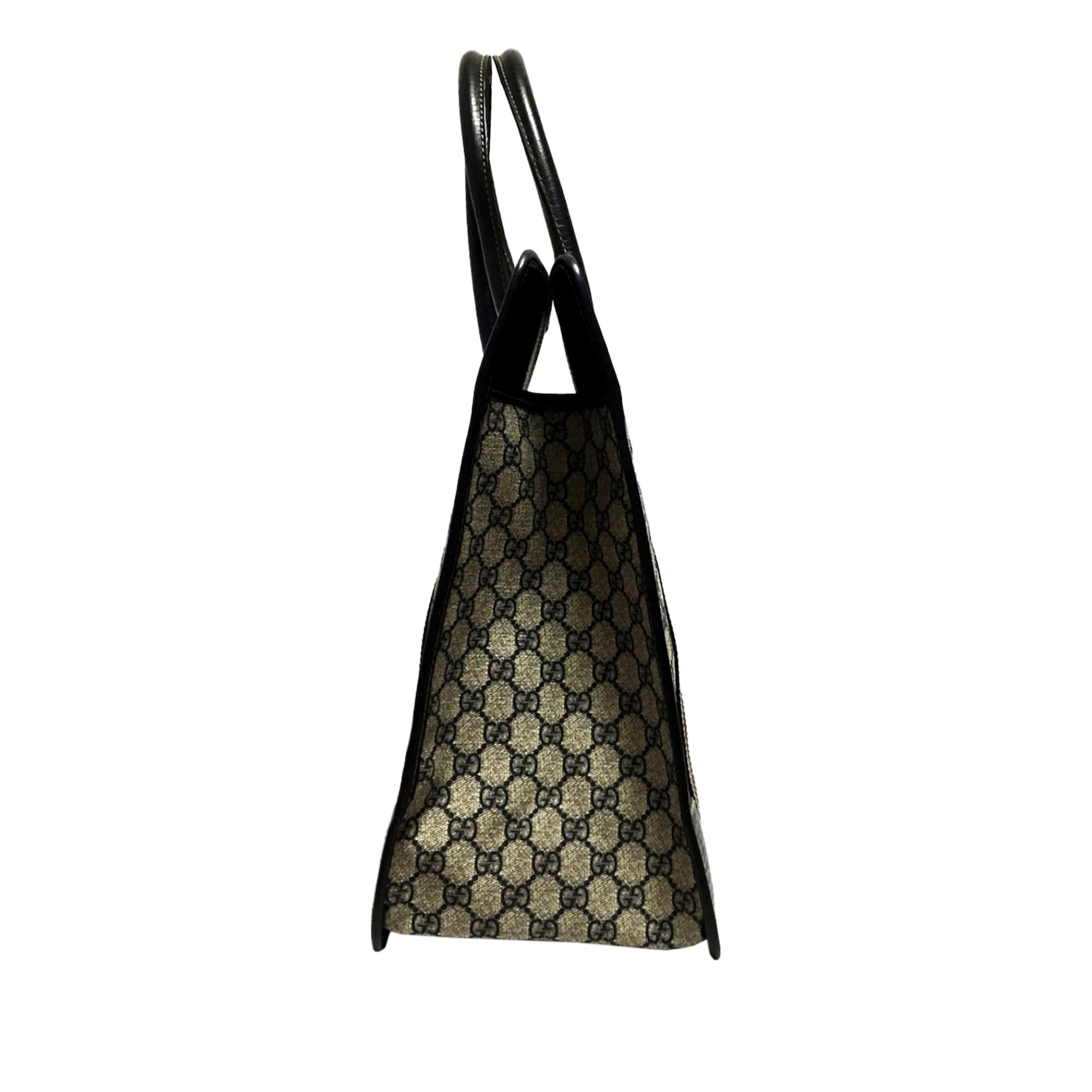 Gucci GG Supreme Web Tote Bag (SHG-32115)