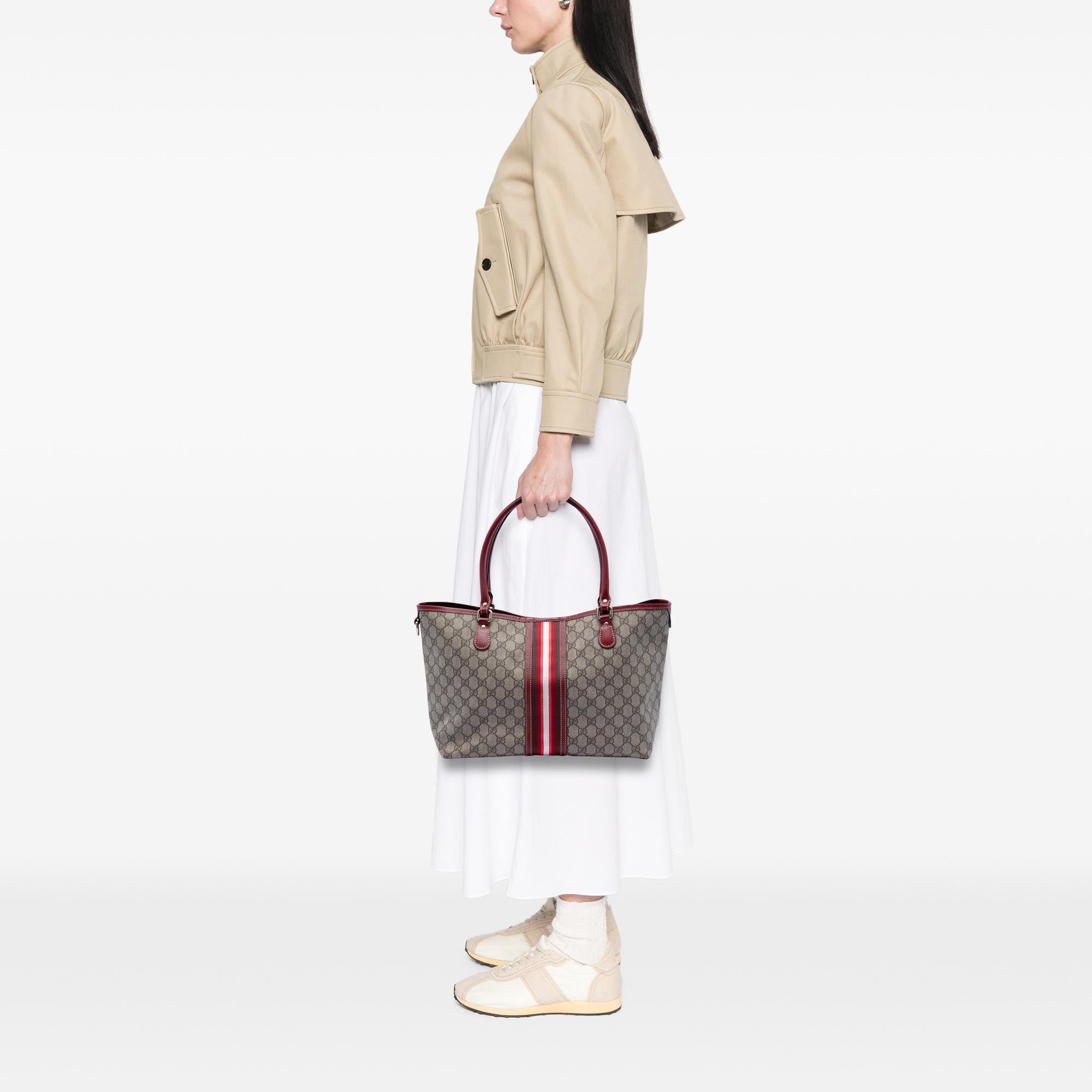 Gucci GG Supreme Web Tote