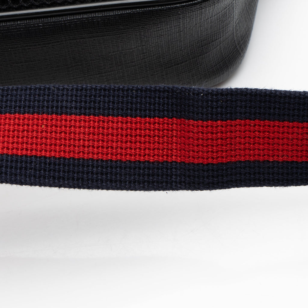 Gucci GG Supreme Web Zip Belt Bag