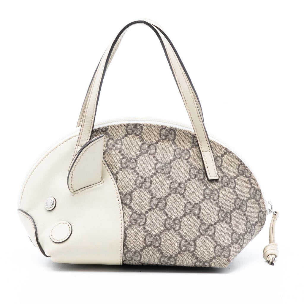 Gucci GG Supreme Zoo Handbag