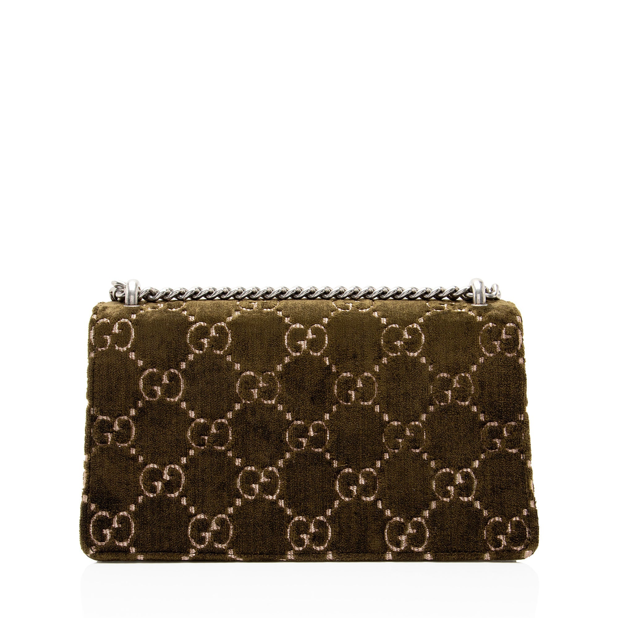 Gucci GG Velvet Crystal Dionysus Medium E/W Shoulder Bag