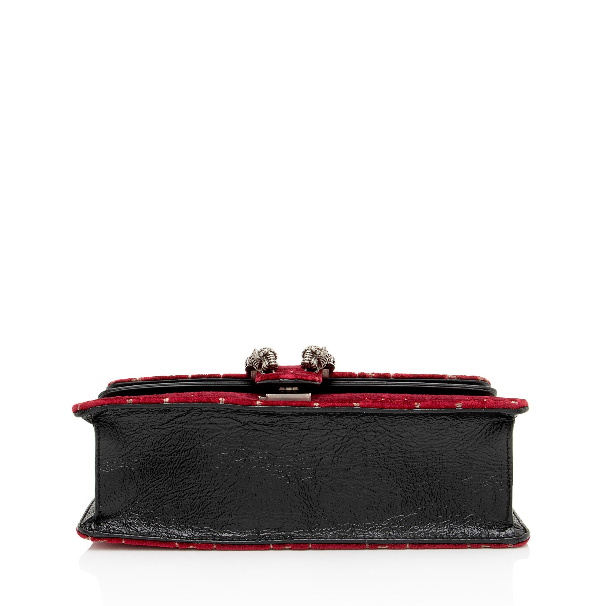 Gucci GG Velvet Crystal Dionysus Medium E/W Shoulder Bag