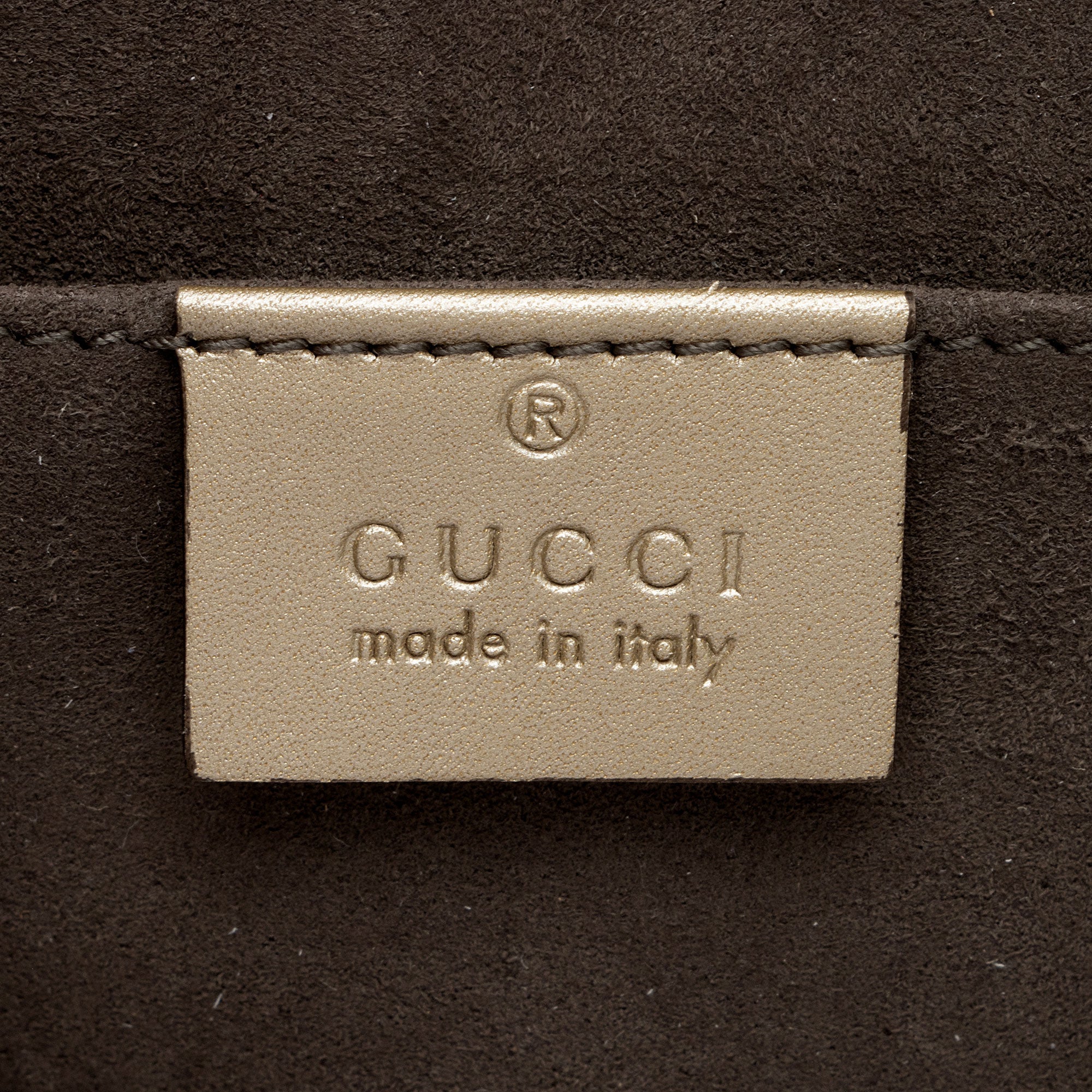 Gucci Galassia Leather Padlock Small Shoulder Bag (SHF-Tu7mRP)