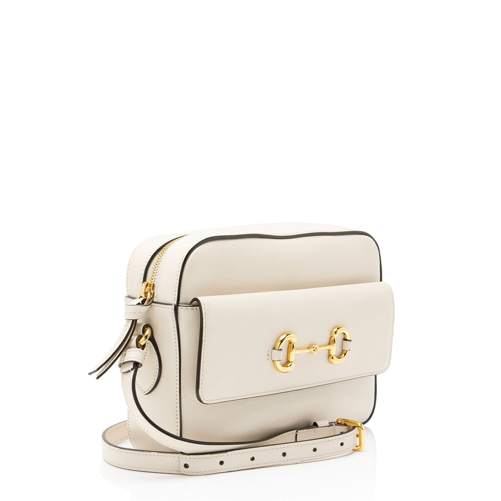 Gucci Glazed Calfskin Horsebit 1955 Small Shoulder Bag