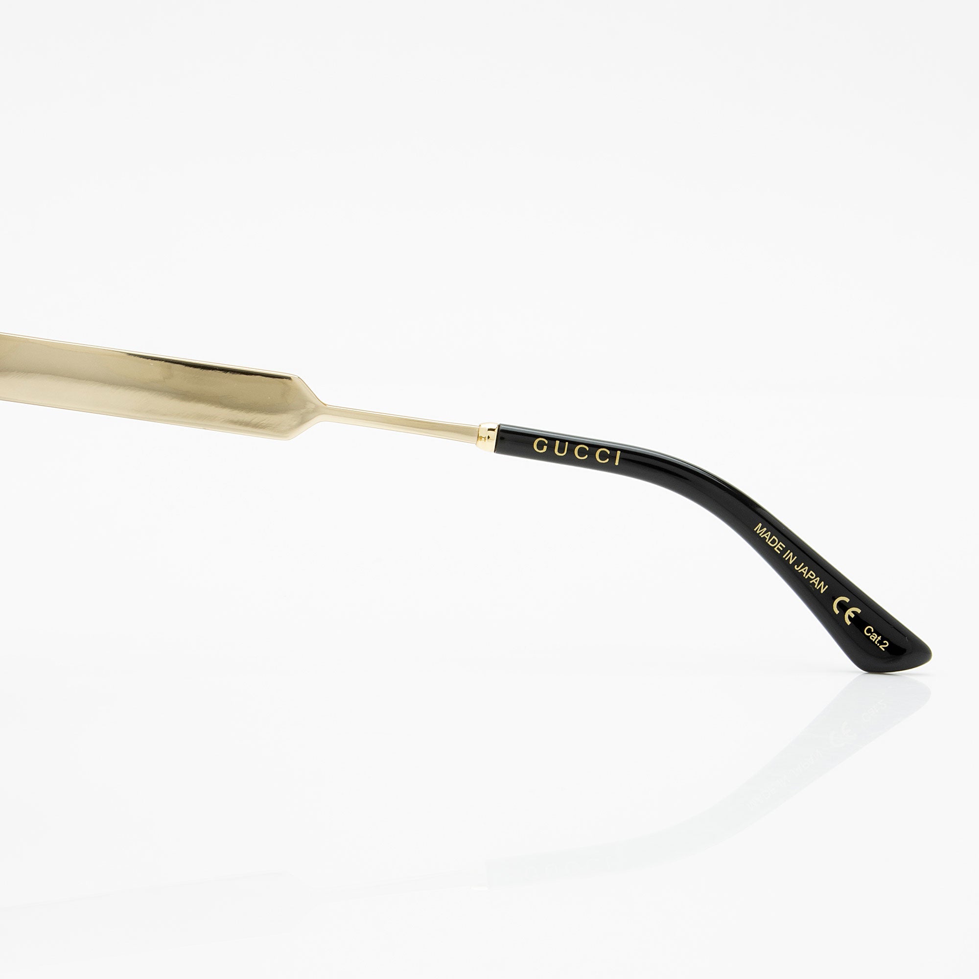 Gucci Glitter Web Sylvie Interlocking G Cat Eye Sunglasses