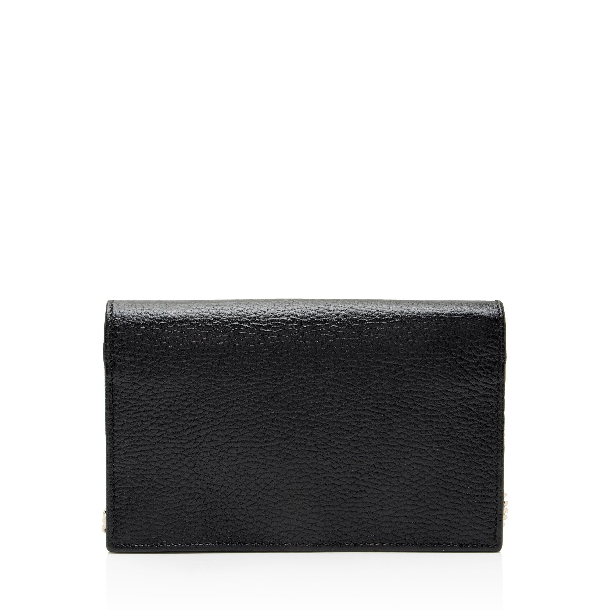 Gucci Grained Calfskin Interlocking G Chain Wallet