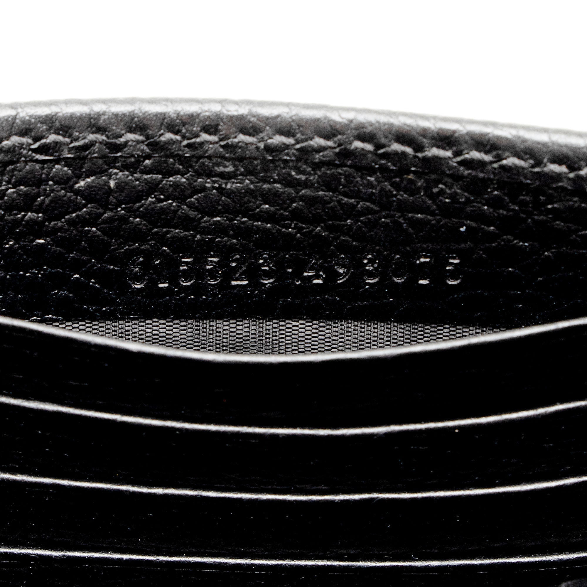 Gucci Grained Calfskin Interlocking G Chain Wallet