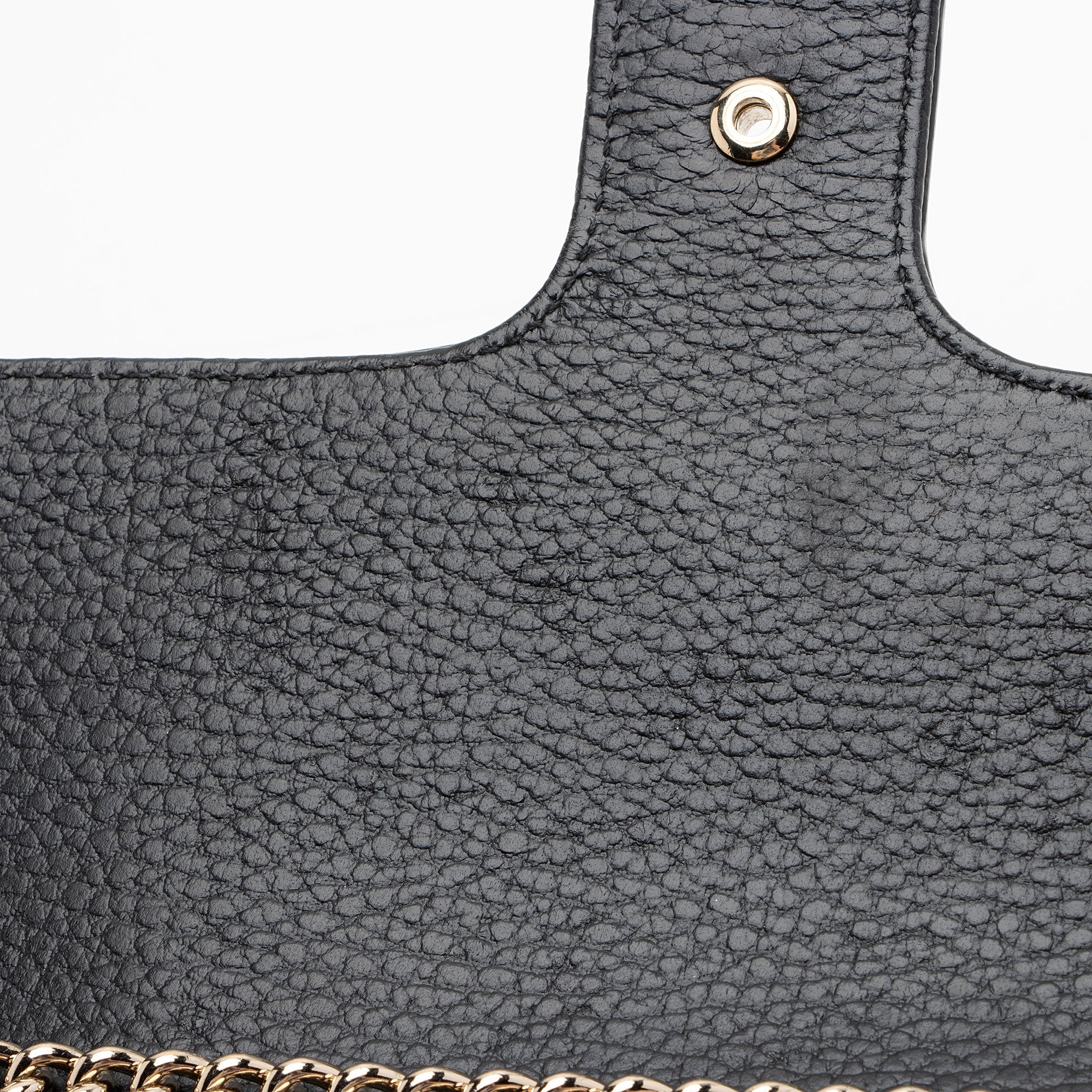 Gucci Grained Calfskin Interlocking G Small Shoulder Bag