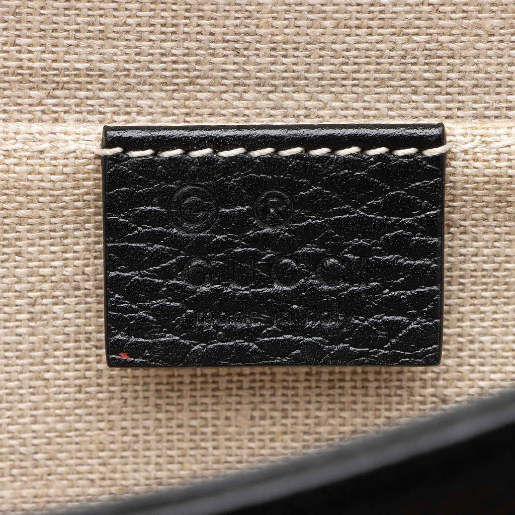 Gucci Grained Calfskin Interlocking G Small Shoulder Bag