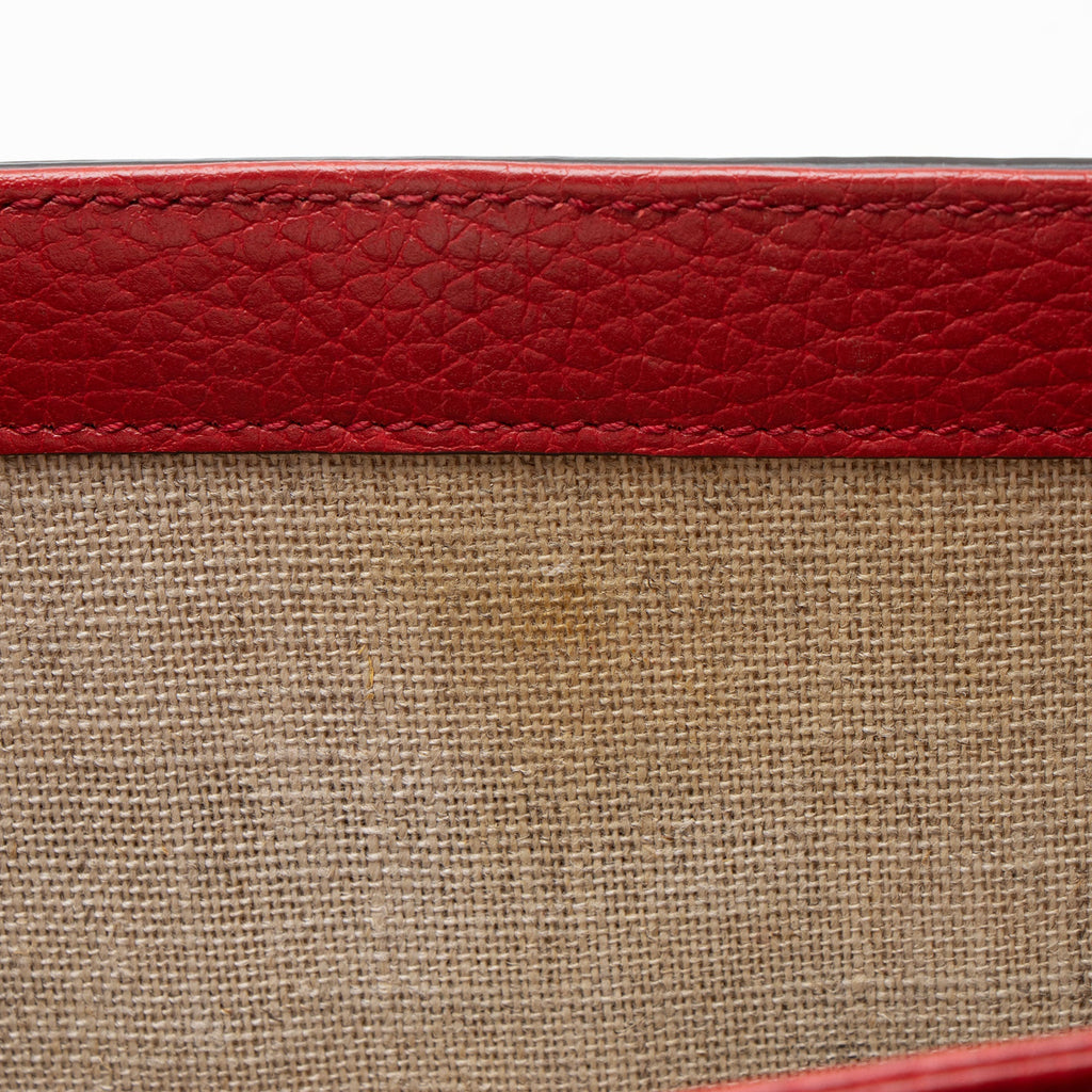 Gucci Grained Calfskin Interlocking G Small Shoulder Bag