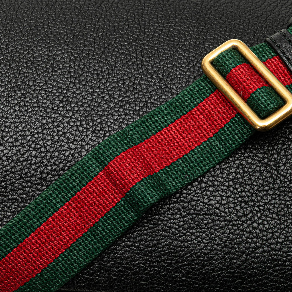 Gucci Grained Calfskin Logo Belt Bag