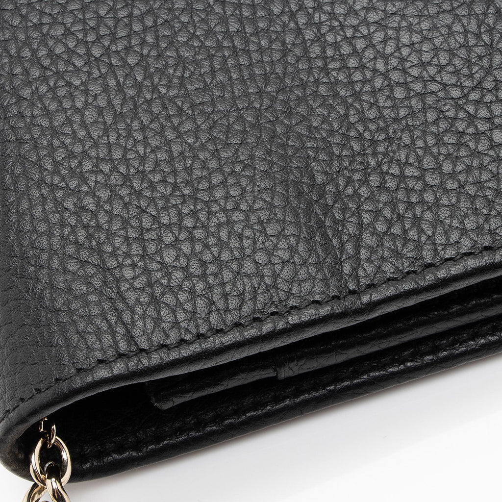 Gucci Grained Leather Soho Wallet on Chain Bag (SHF-y4vS3S)