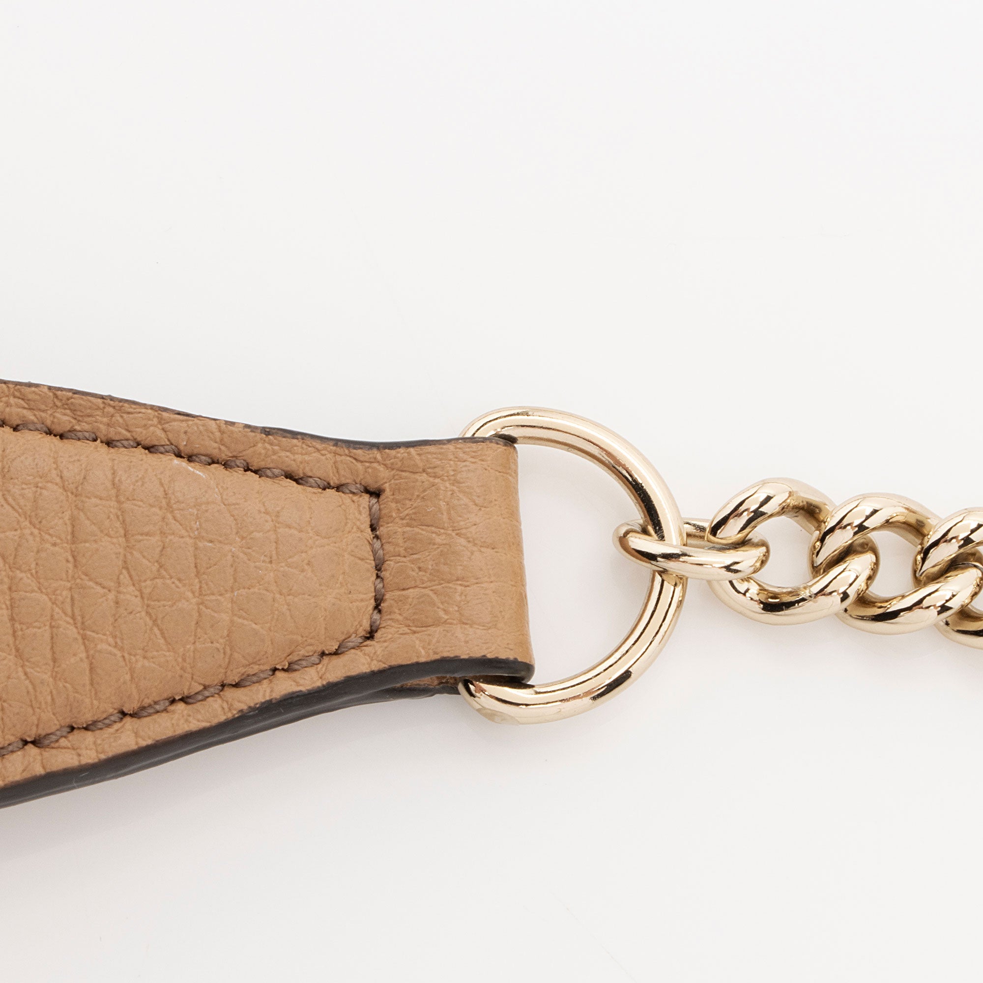 Gucci Grained Leather Soho Wallet on Chain Bag (SHF-I42ZOK)