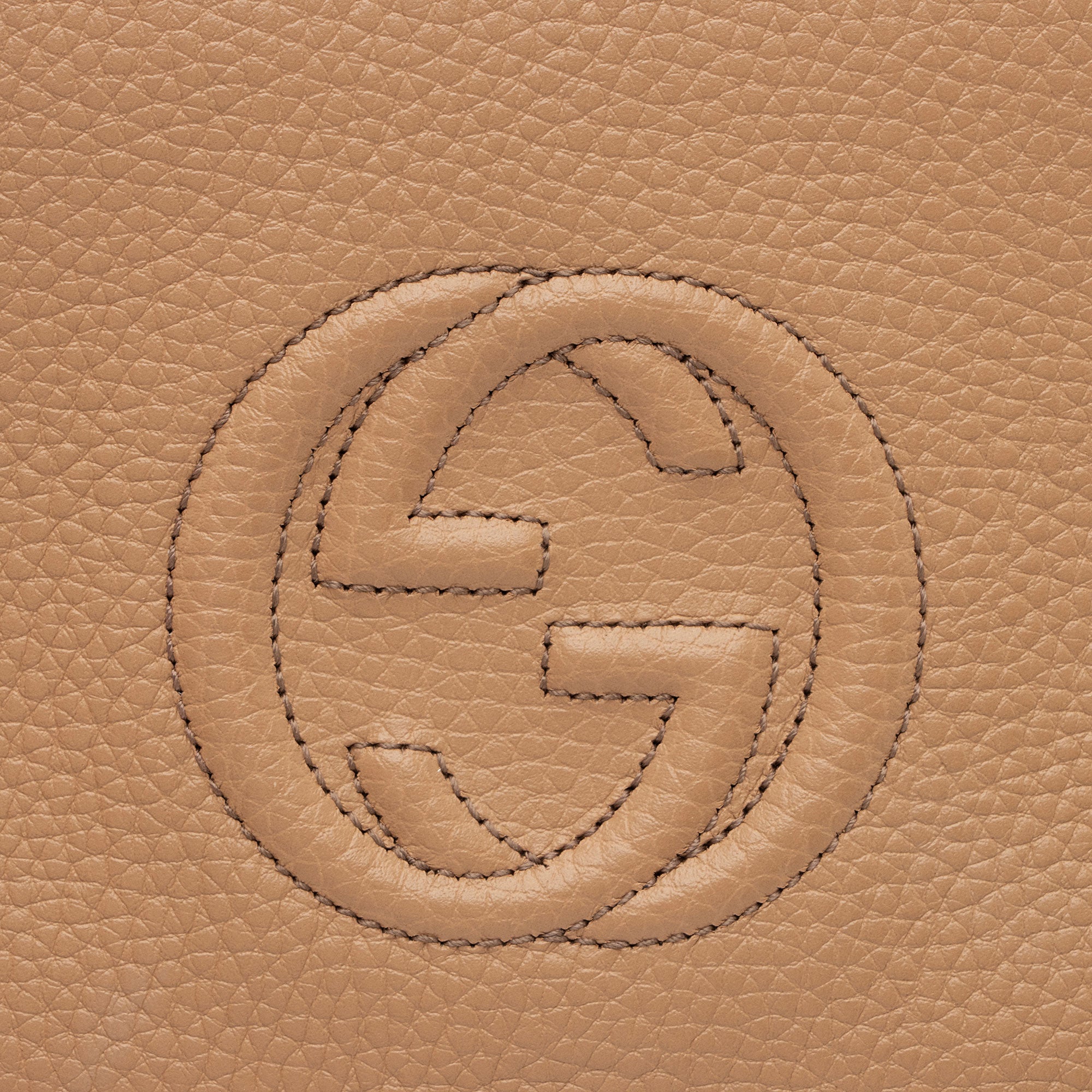 Gucci Grained Leather Soho Wallet on Chain Bag (SHF-I42ZOK)