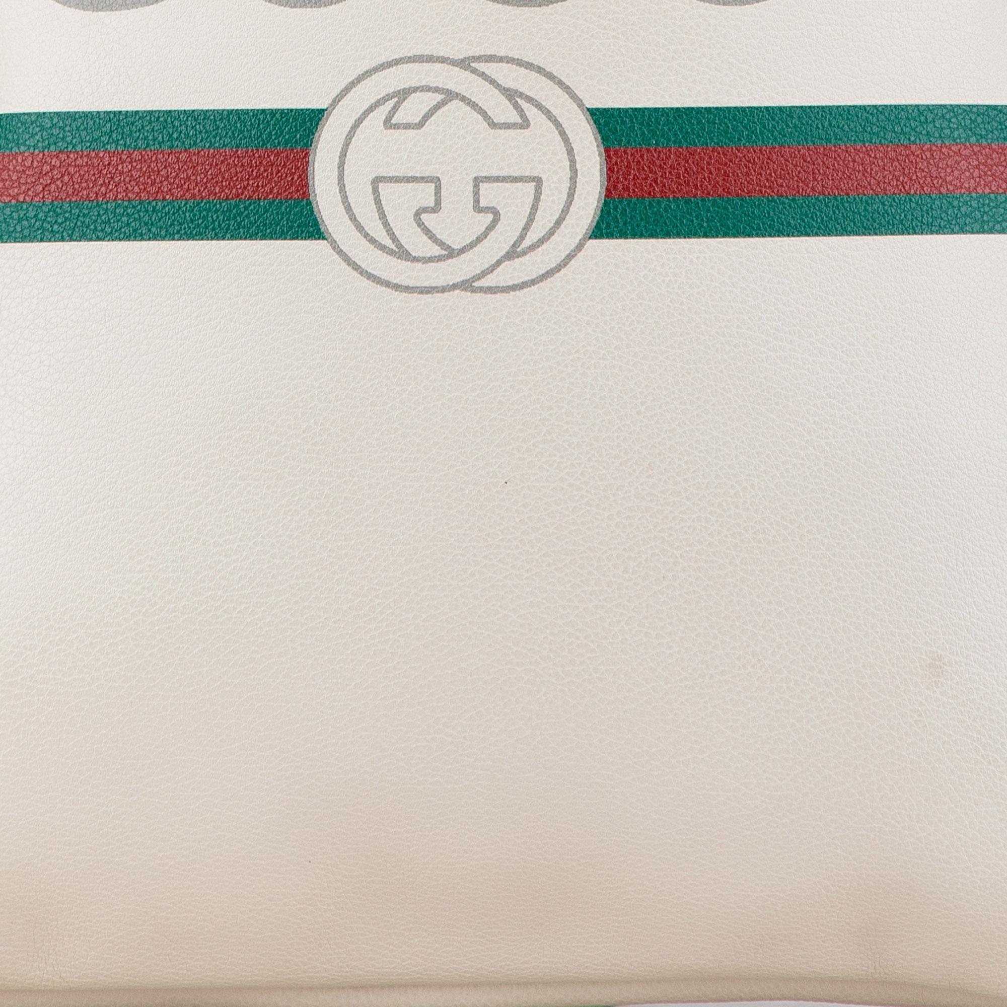 Gucci Gucci Logo Leather Backpack