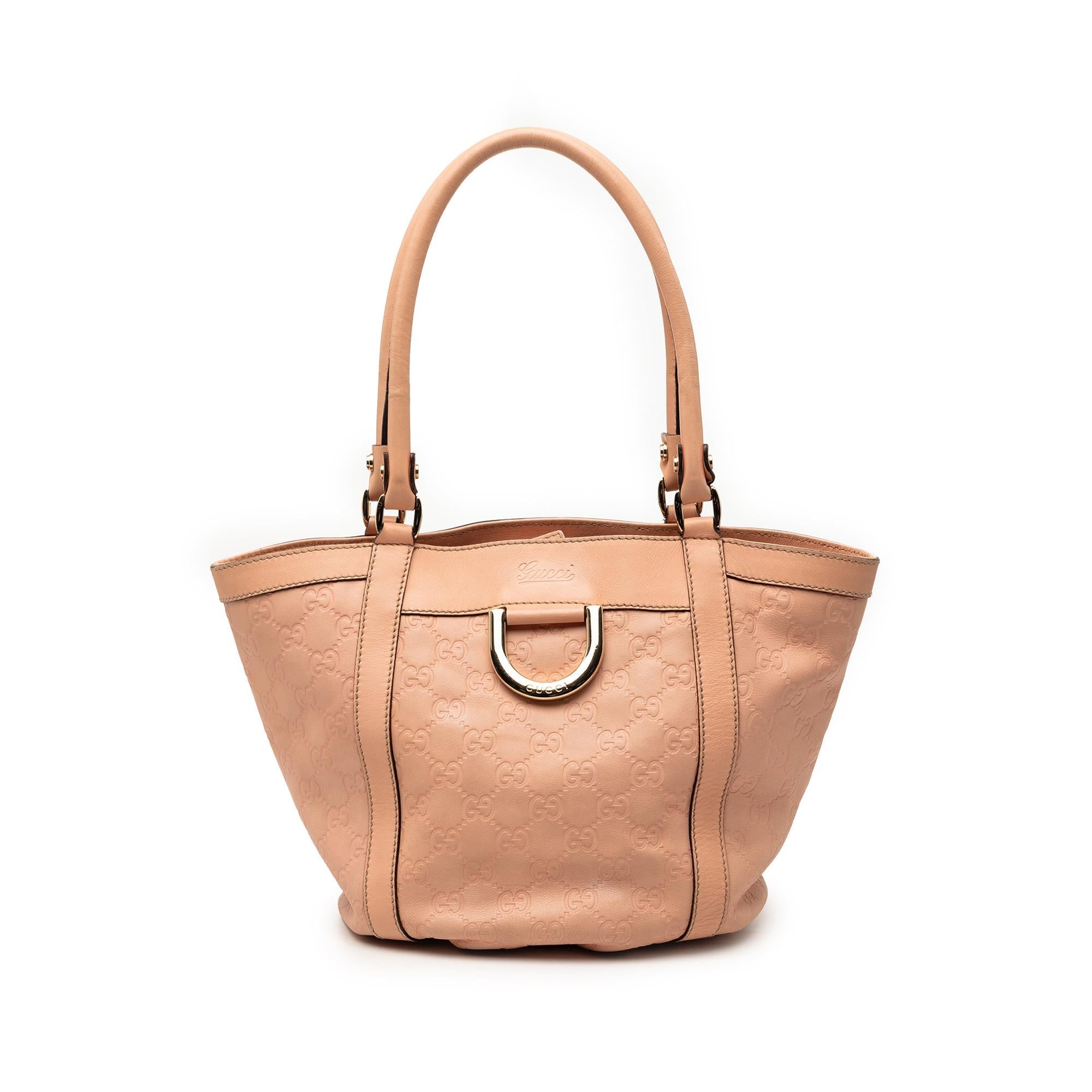 Gucci Guccissima Abbey D Ring Handbag