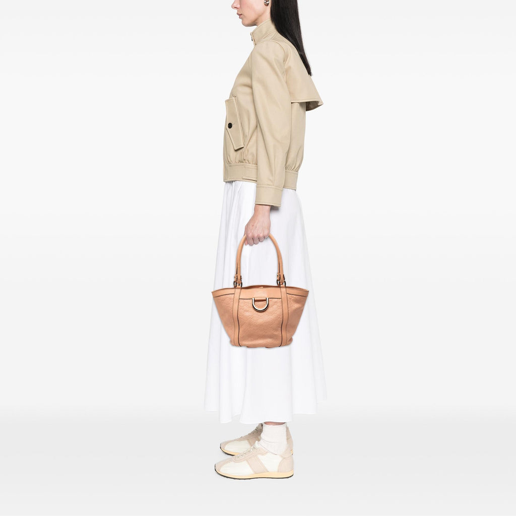 Gucci Guccissima Abbey D Ring Handbag