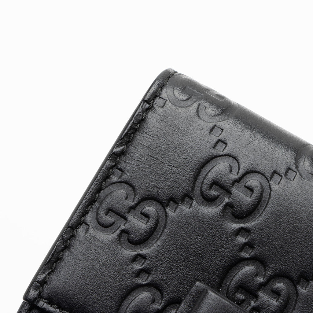 Gucci Guccissima Bow Signature French Wallet