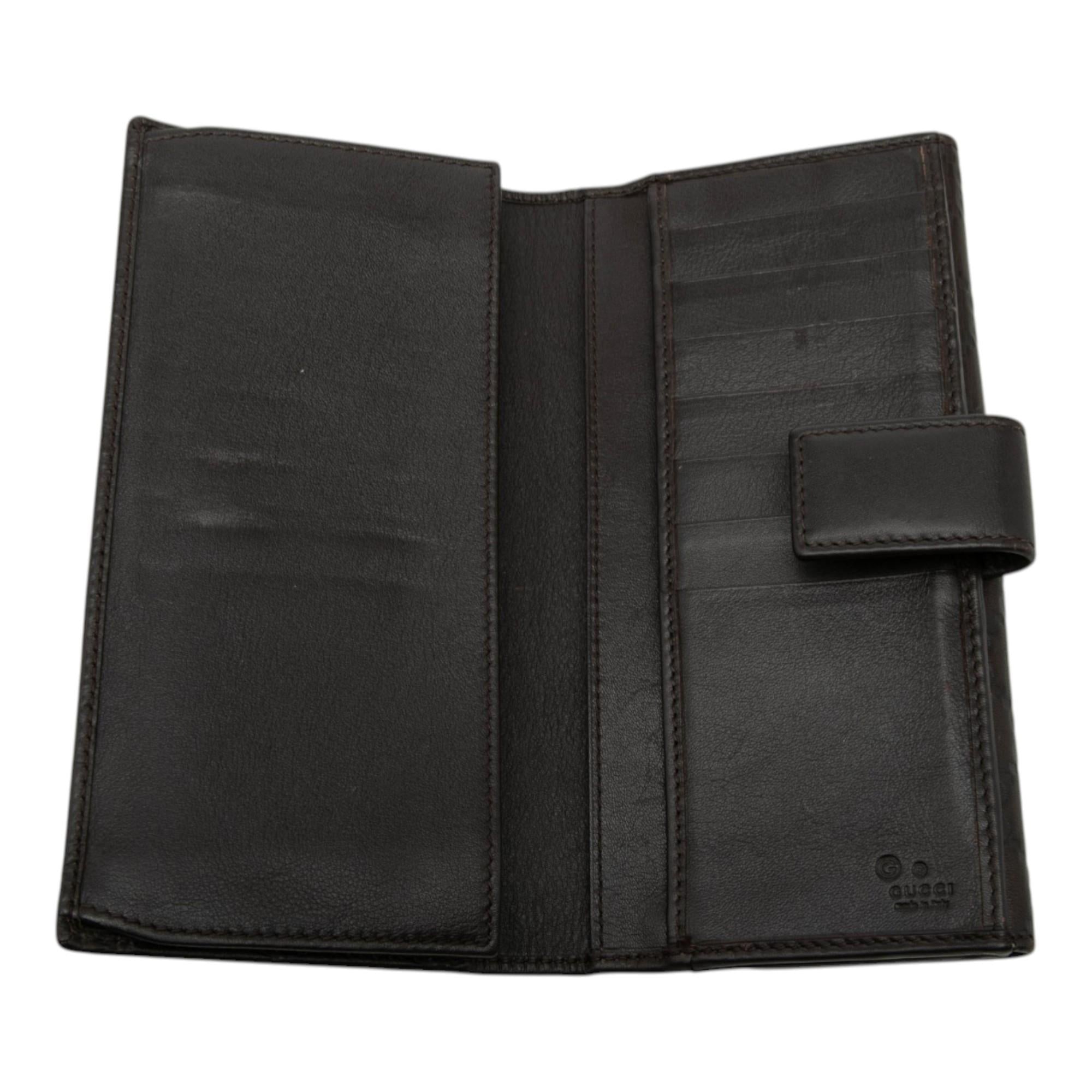 Gucci Guccissima Continental Long Wallet