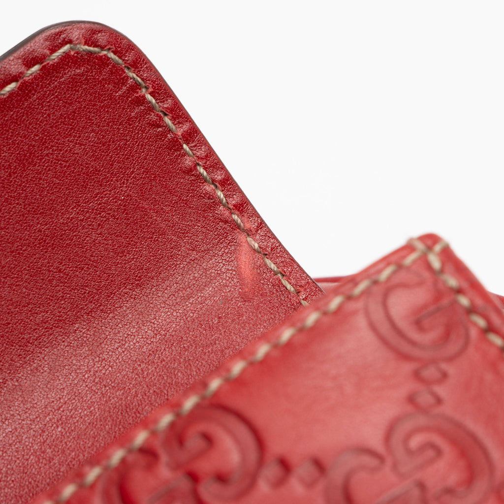 Gucci Guccissima Hearts Double Pocket Satchel (SHF-vNNtte)
