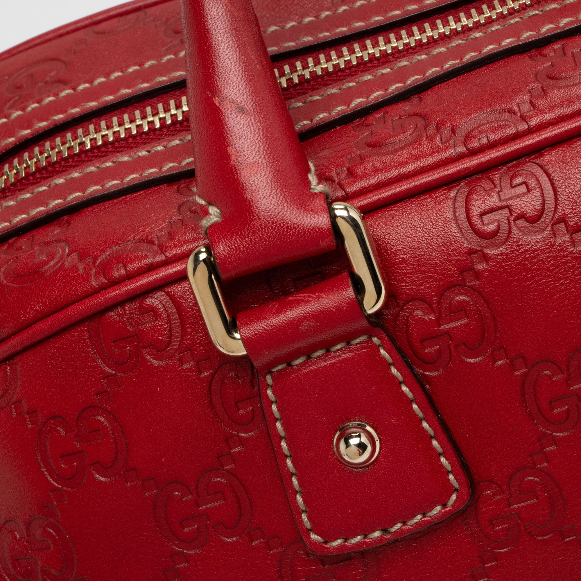 Gucci Guccissima Hearts Double Pocket Satchel (SHF-vNNtte)
