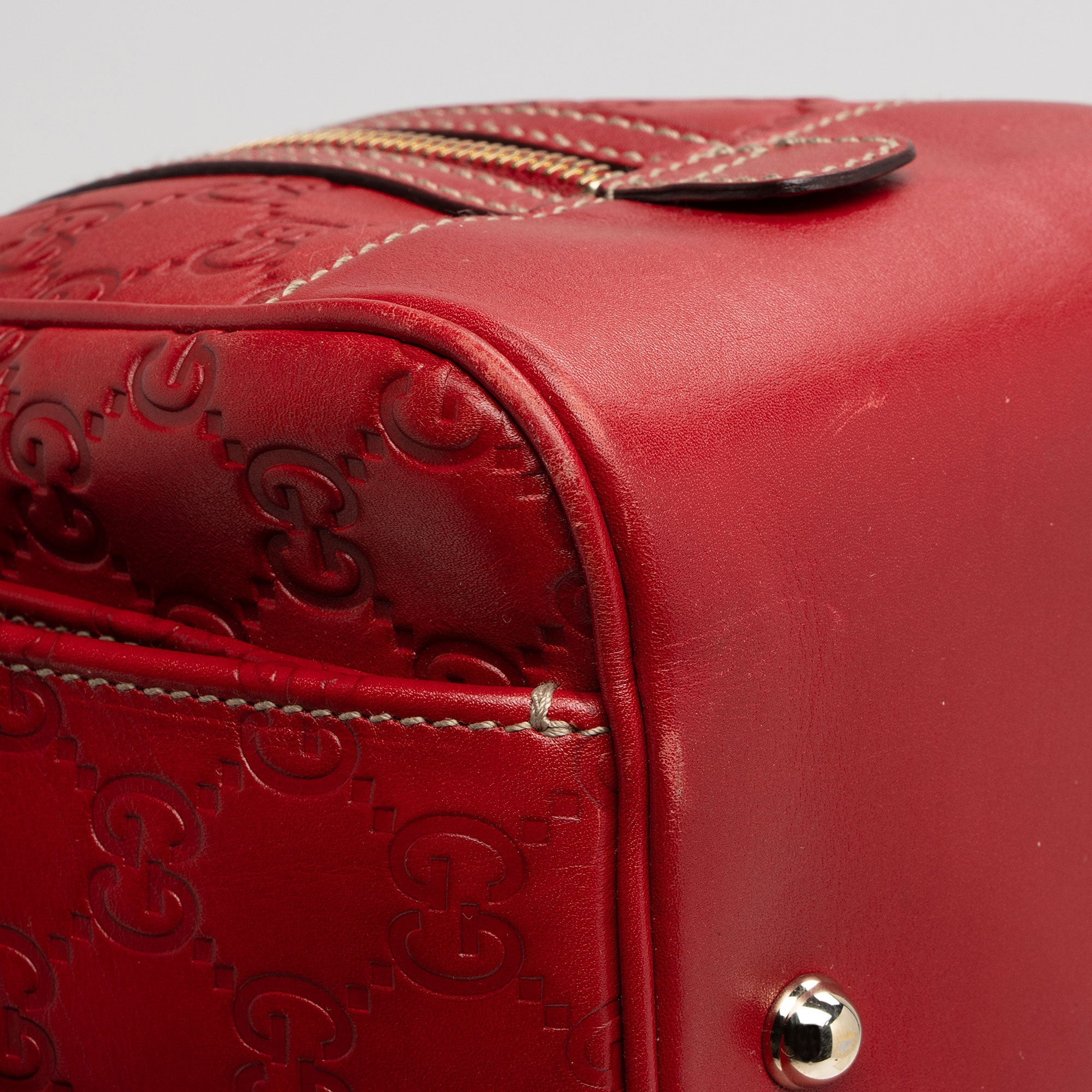 Gucci Guccissima Hearts Double Pocket Satchel (SHF-vNNtte)
