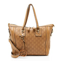Gucci Guccissima Leather Charm Medium Tote
