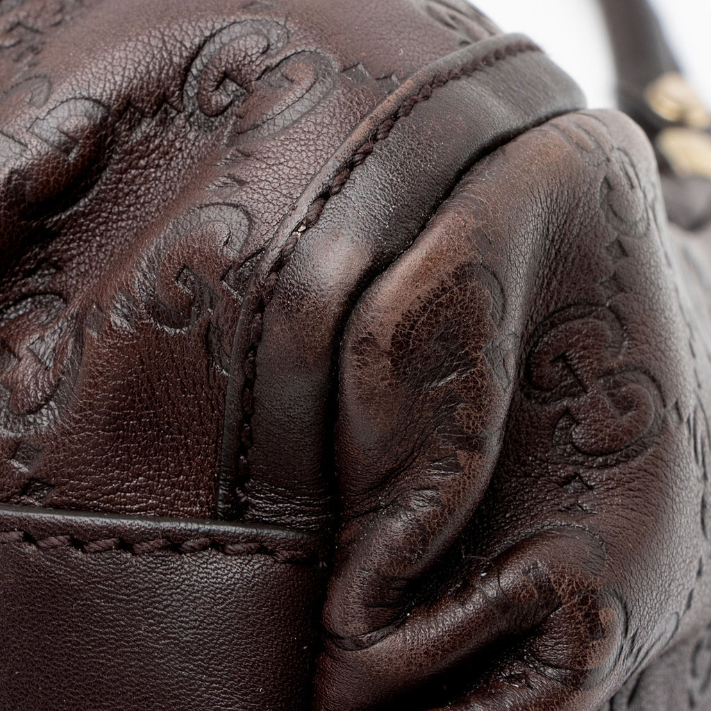 Gucci Guccissima Leather D Ring Medium Hobo (SHF-ppylEJ)