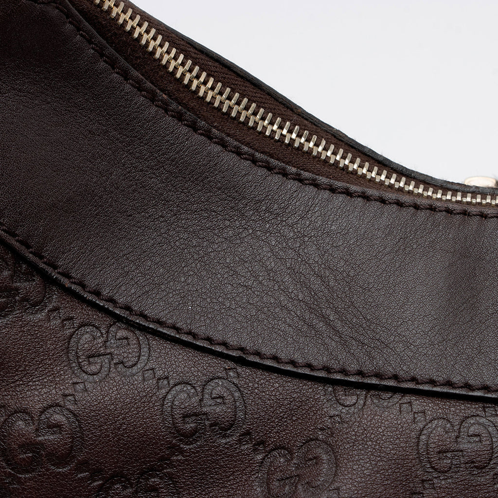 Gucci Guccissima Leather D Ring Medium Hobo (SHF-ppylEJ)