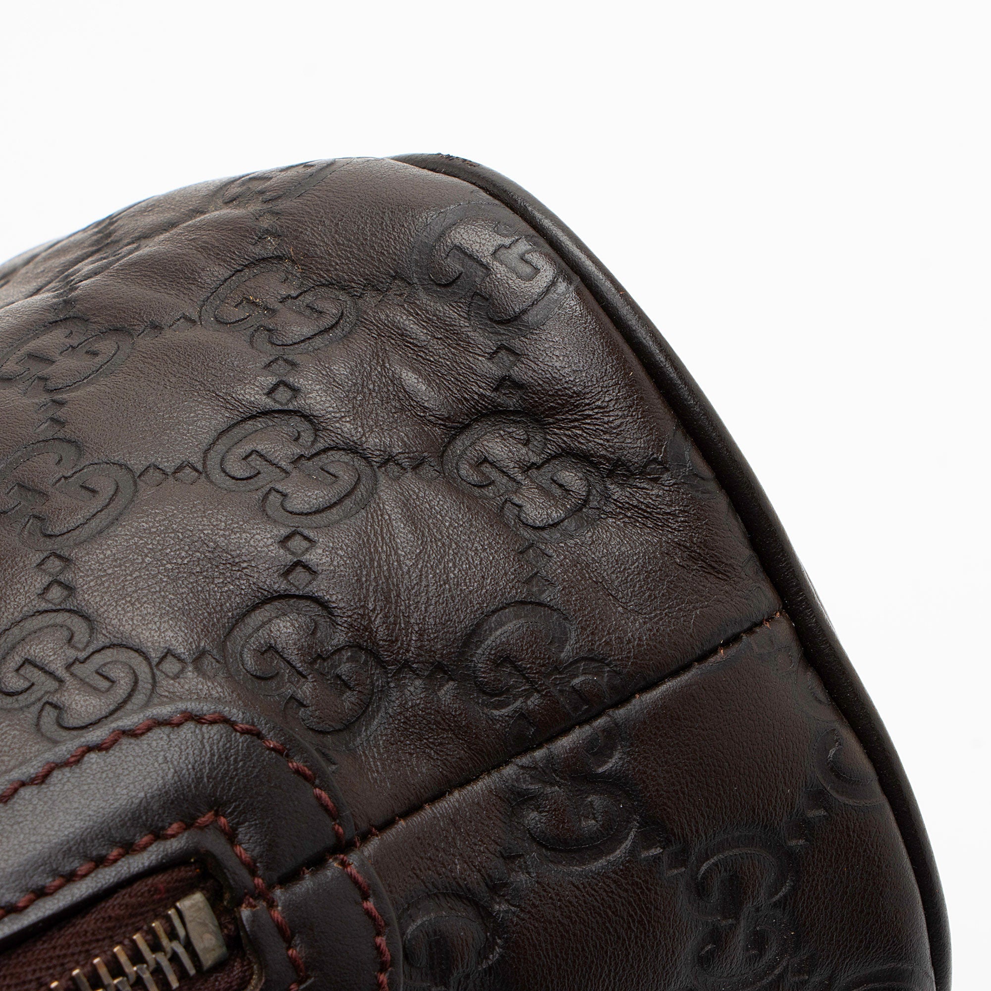 Gucci Guccissima Leather Dome Small Satchel
