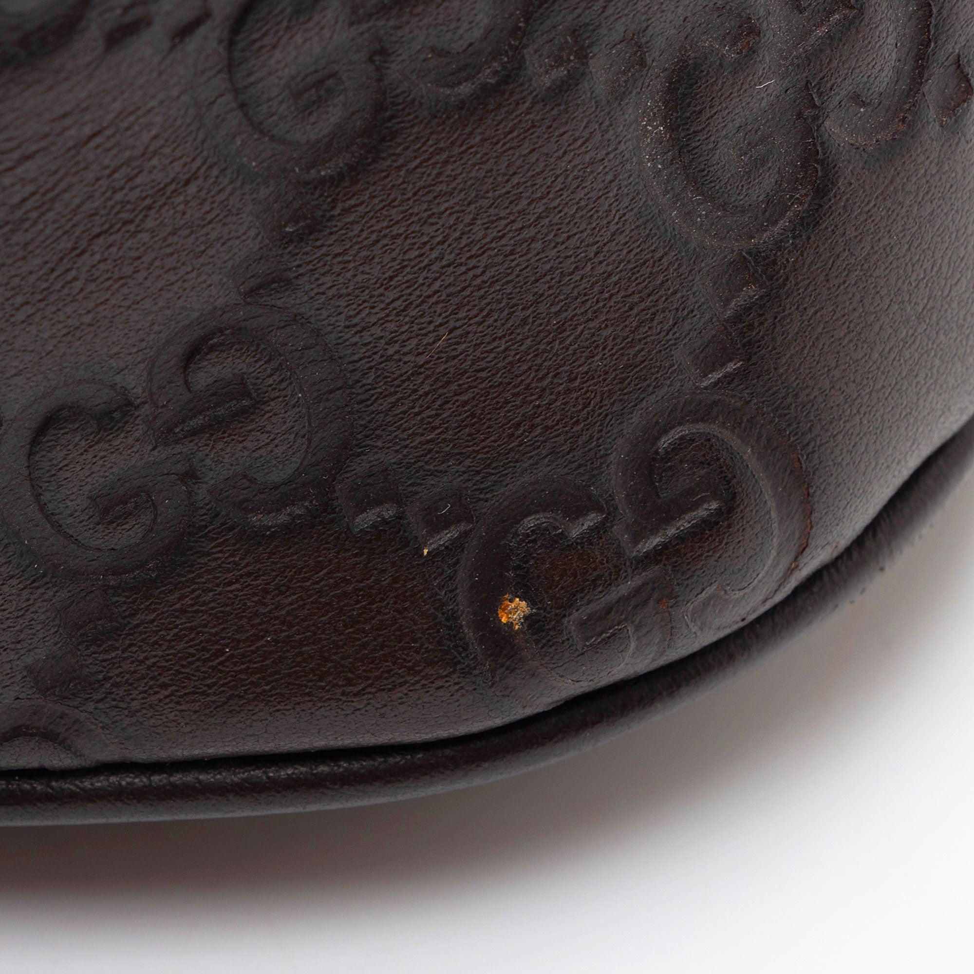 Gucci Guccissima Leather Dome Small Satchel