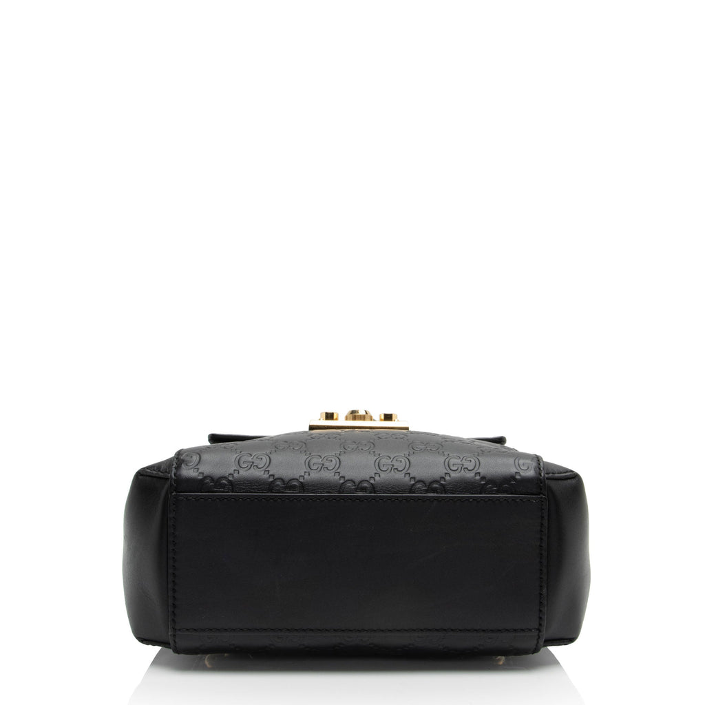 Gucci Guccissima Leather Padlock Backpack