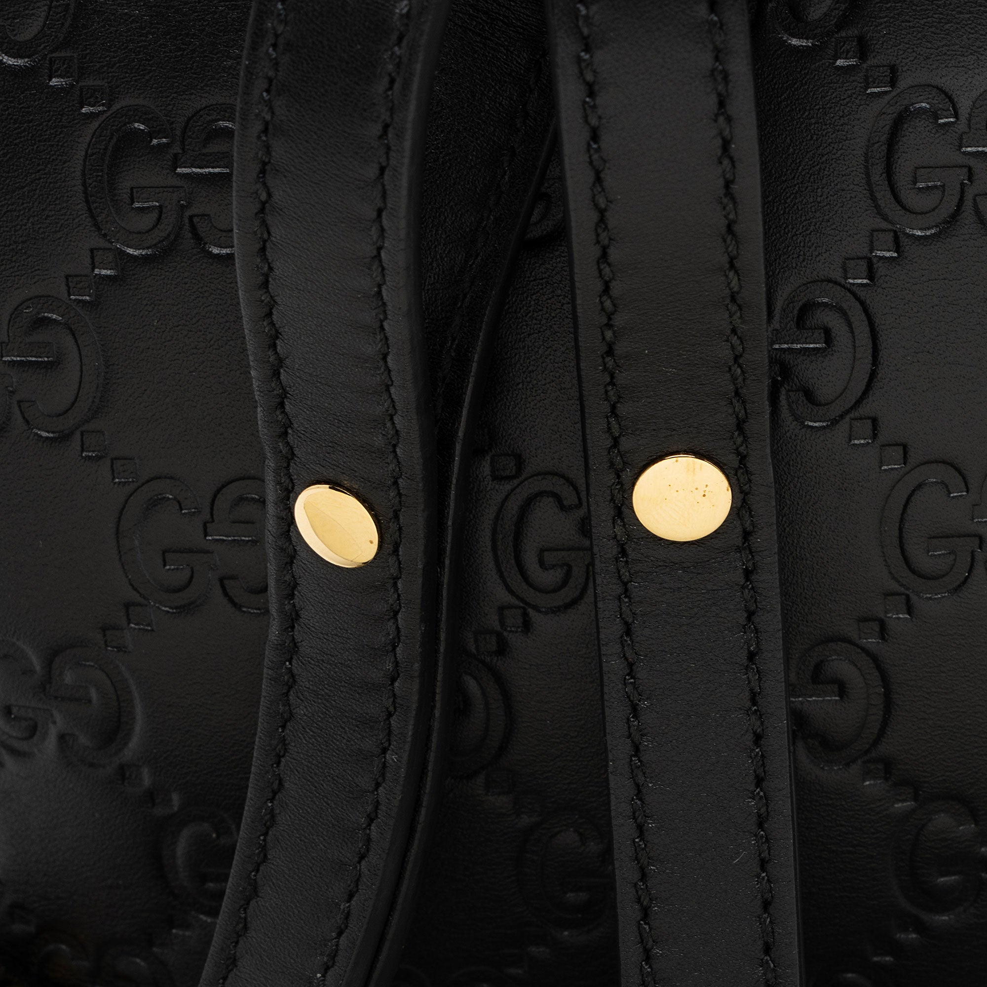 Gucci Guccissima Leather Padlock Backpack