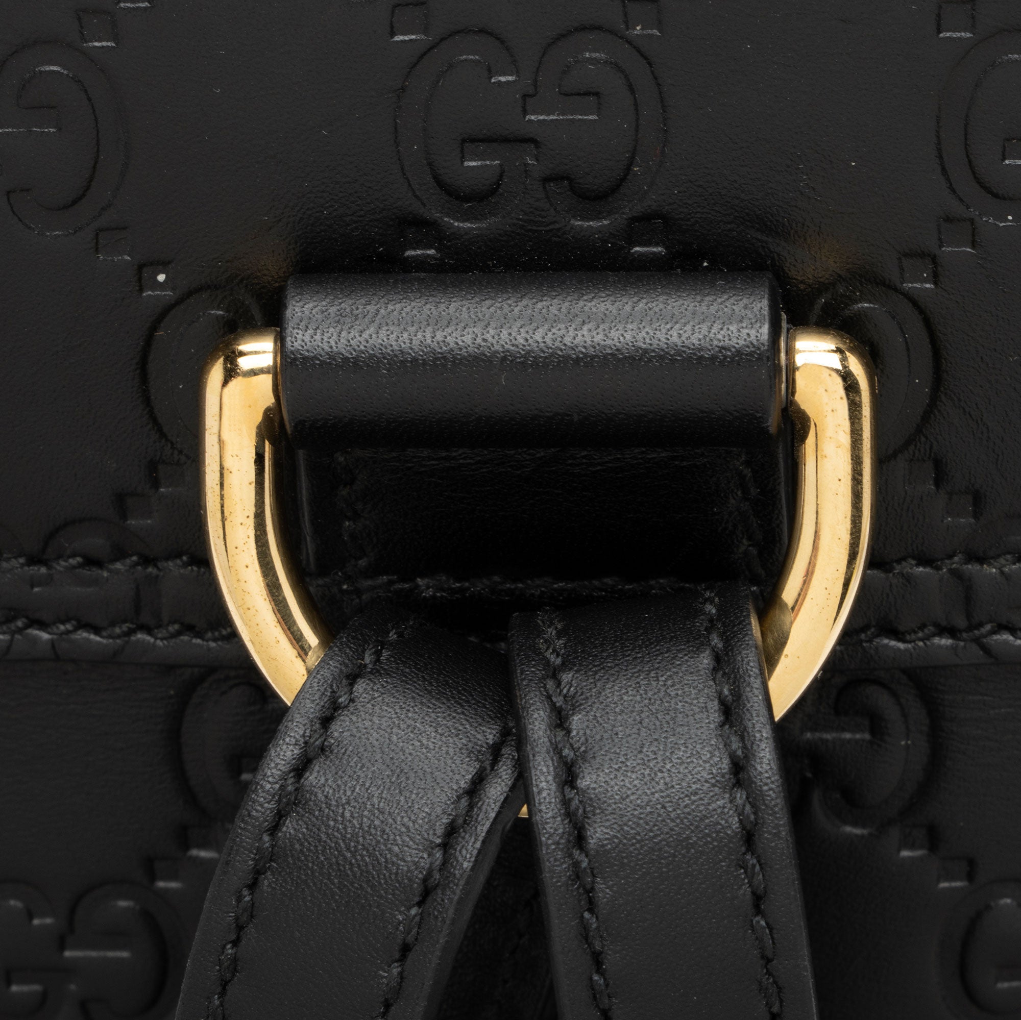 Gucci Guccissima Leather Padlock Backpack