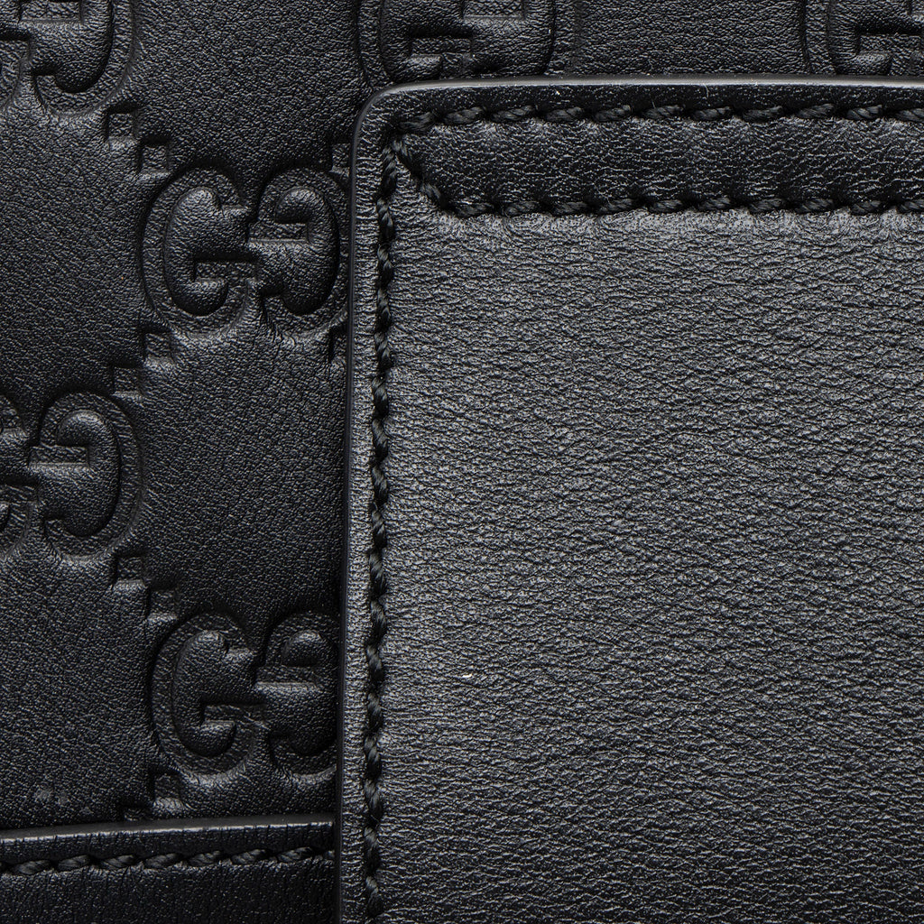 Gucci Guccissima Leather Padlock Chain Medium Shoulder Bag
