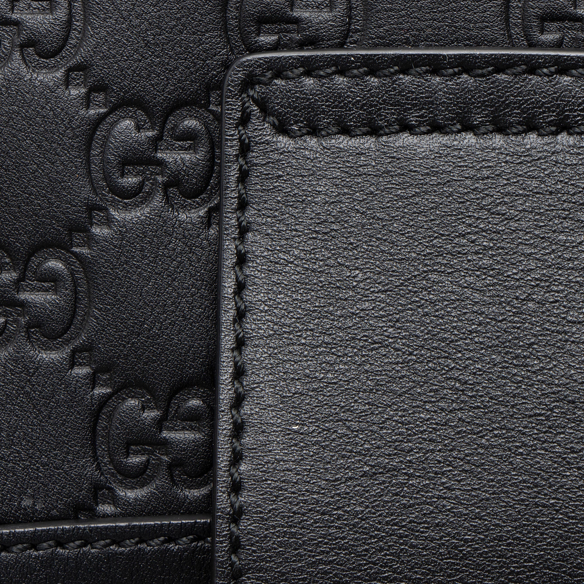 Gucci Guccissima Leather Padlock Chain Medium Shoulder Bag