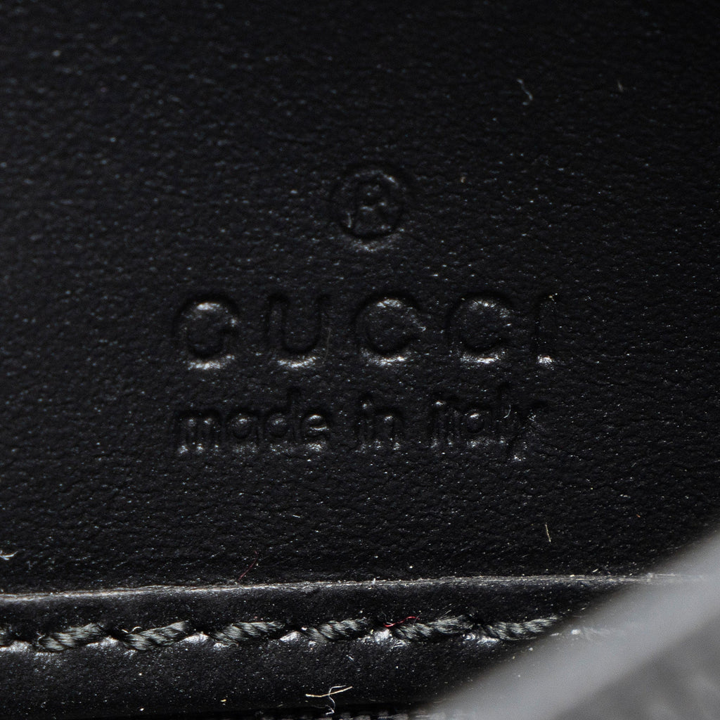 Gucci Guccissima Leather Signature Bow Continental Wallet