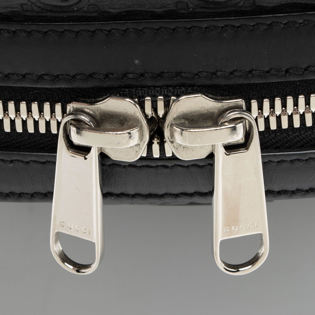 Gucci Guccissima Leather Signature Medium Backpack