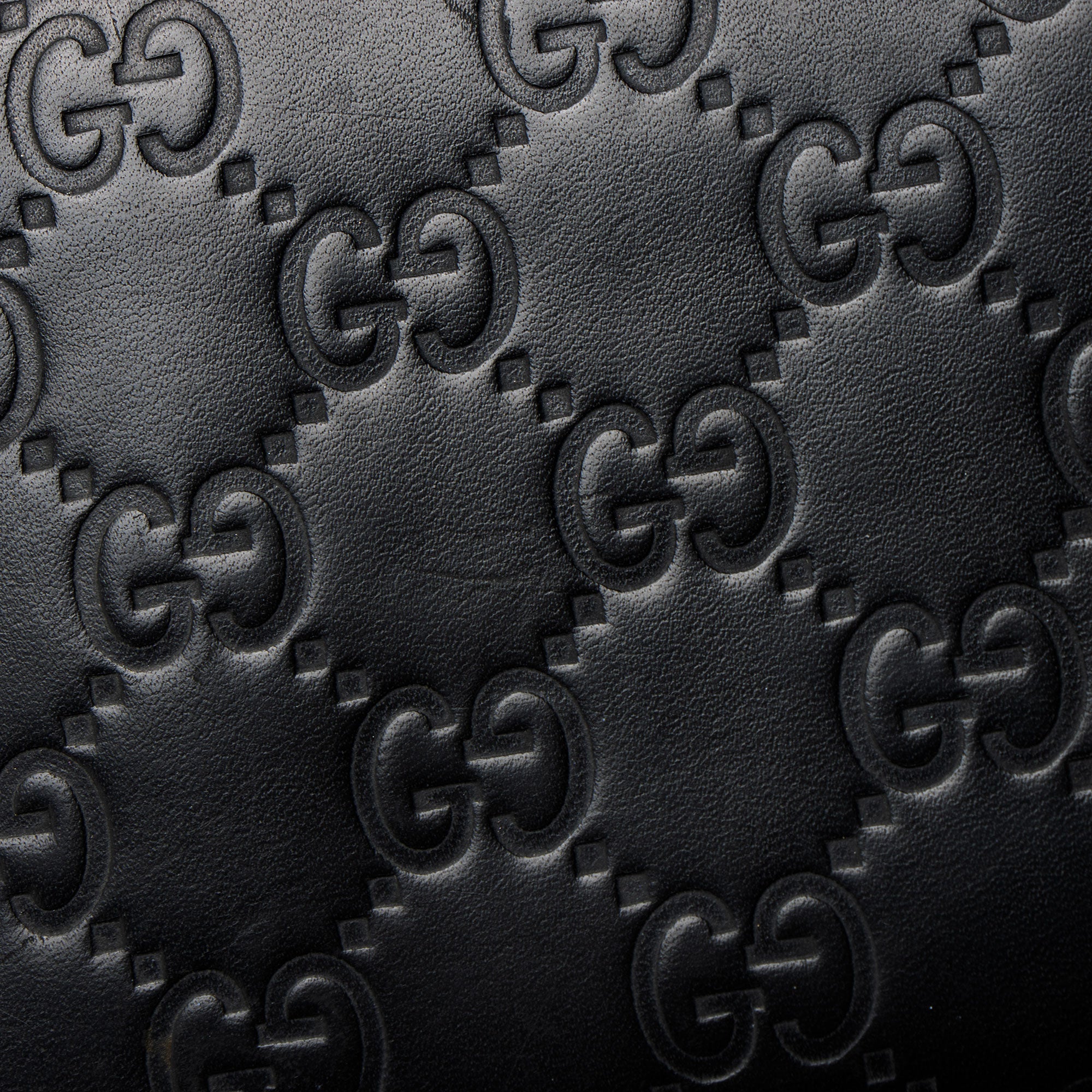 Gucci Guccissima Leather Signature Zip Around Wallet