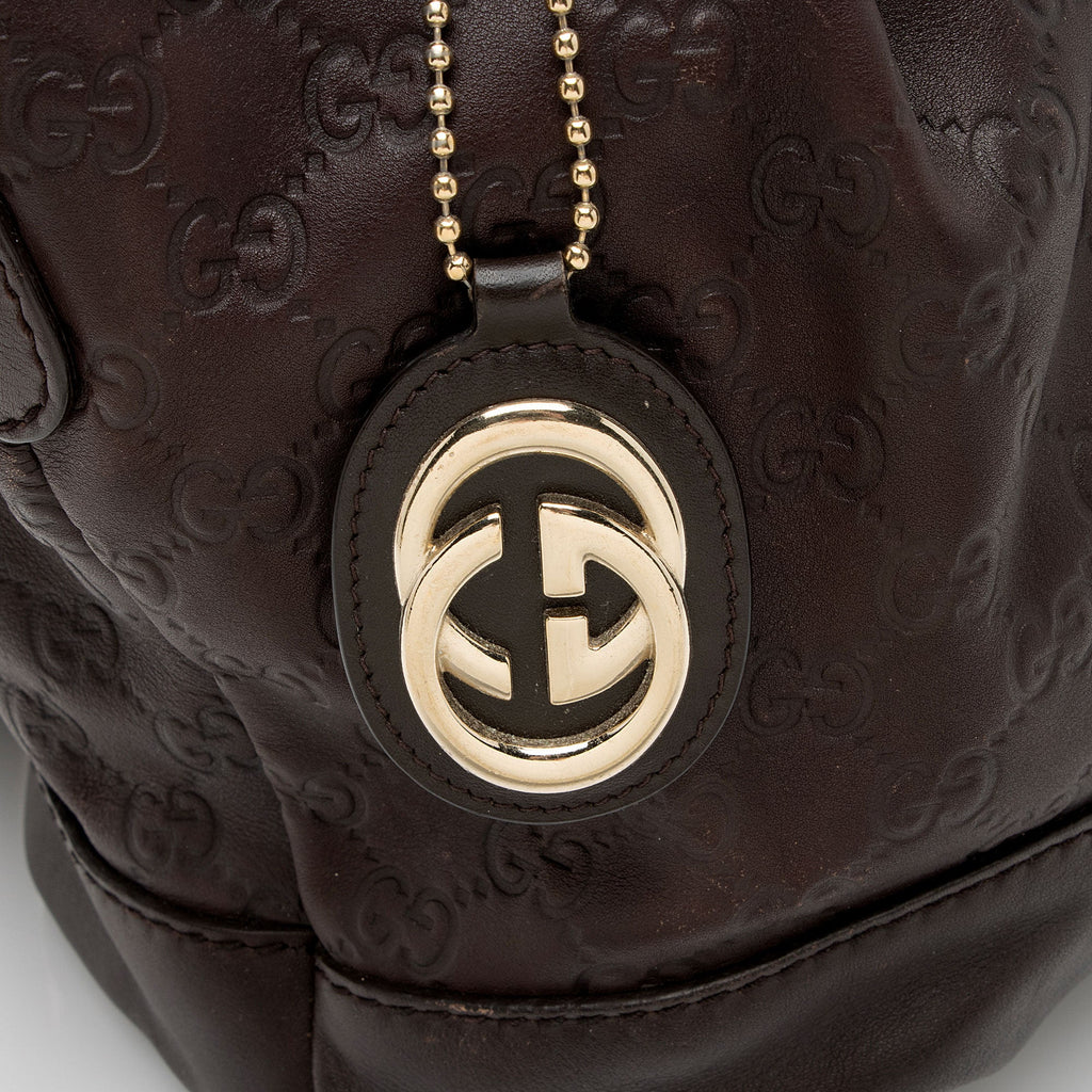 Gucci Guccissima Leather Sukey Large Satchel (SHF-lHKBBq)