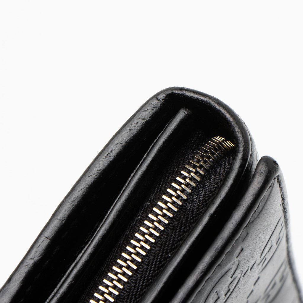 Gucci Guccissima Leather Wallet on Chain Bag (SHF-7tUszV)