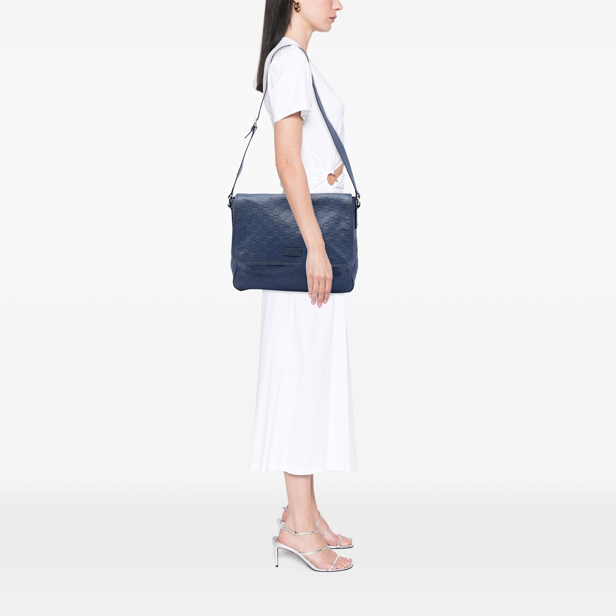 Gucci Guccissima Messenger Bag