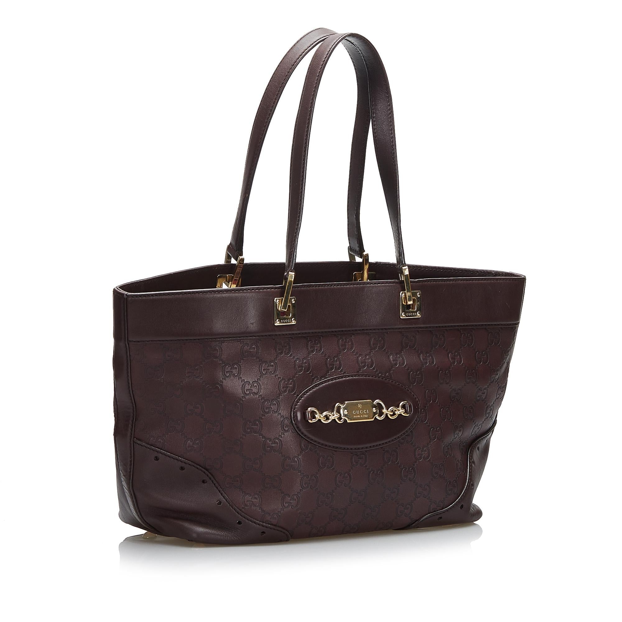 Gucci Guccissima Punch Tote Bag (SHG-V1rTh1)