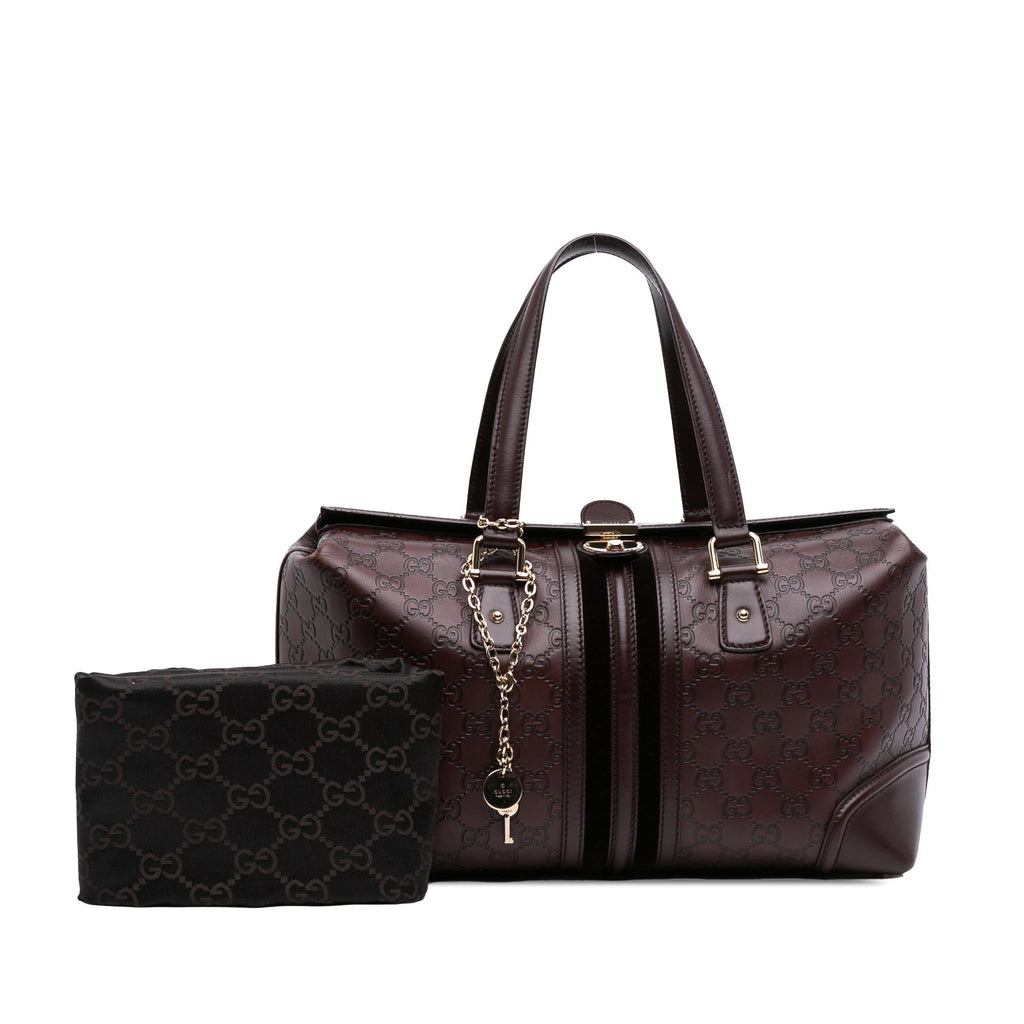 Gucci Guccissima Treasure Boston Bag