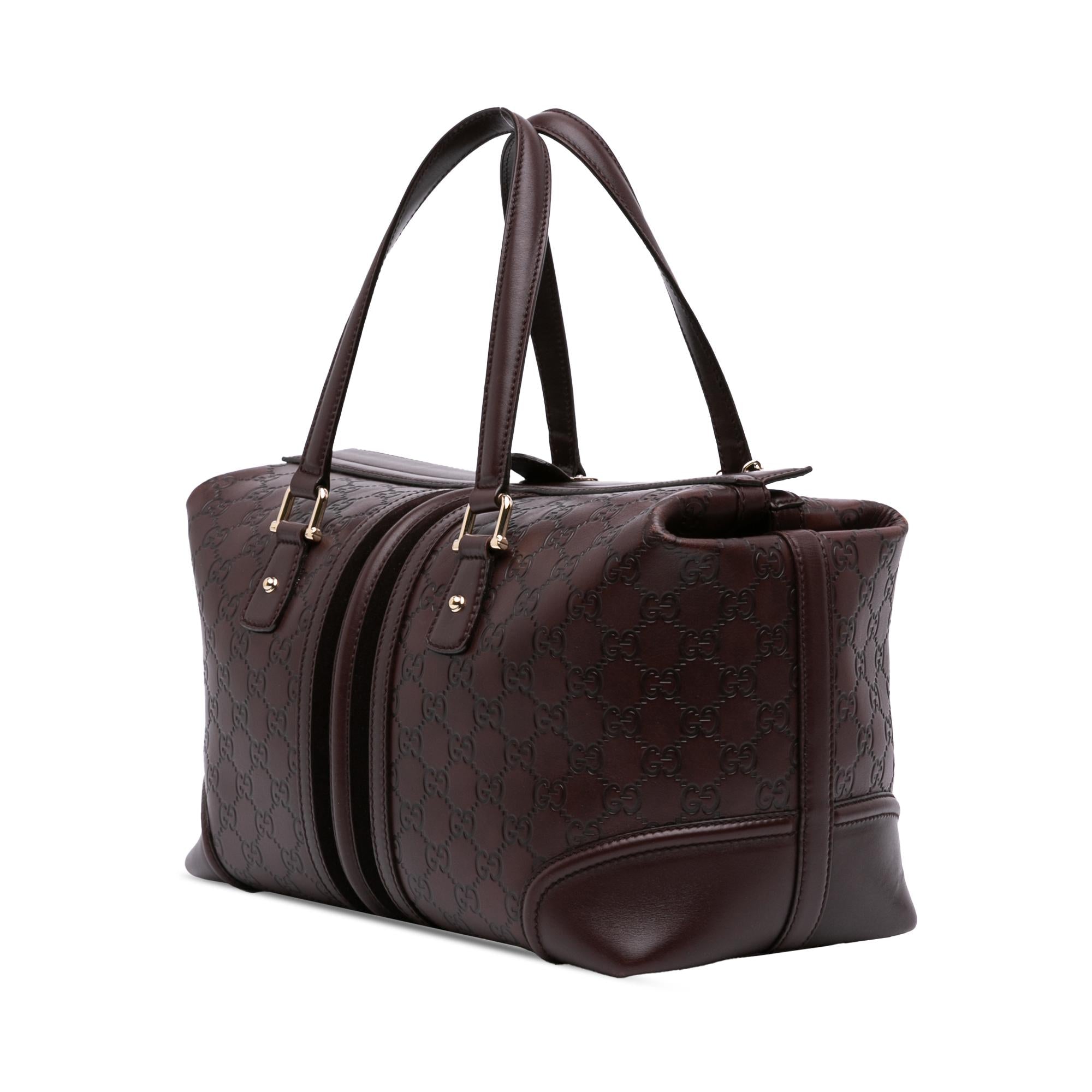 Gucci Guccissima Treasure Boston Bag